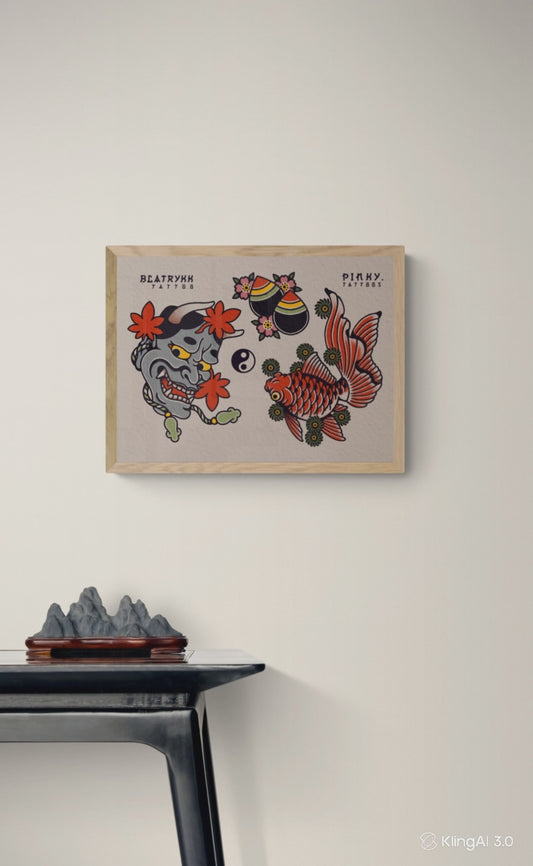 Japan Flash – Innrammet