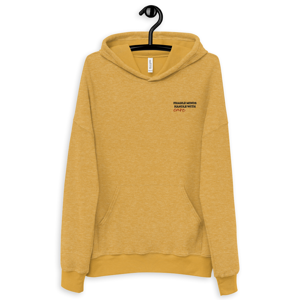 Fragile mind fleece hoodie